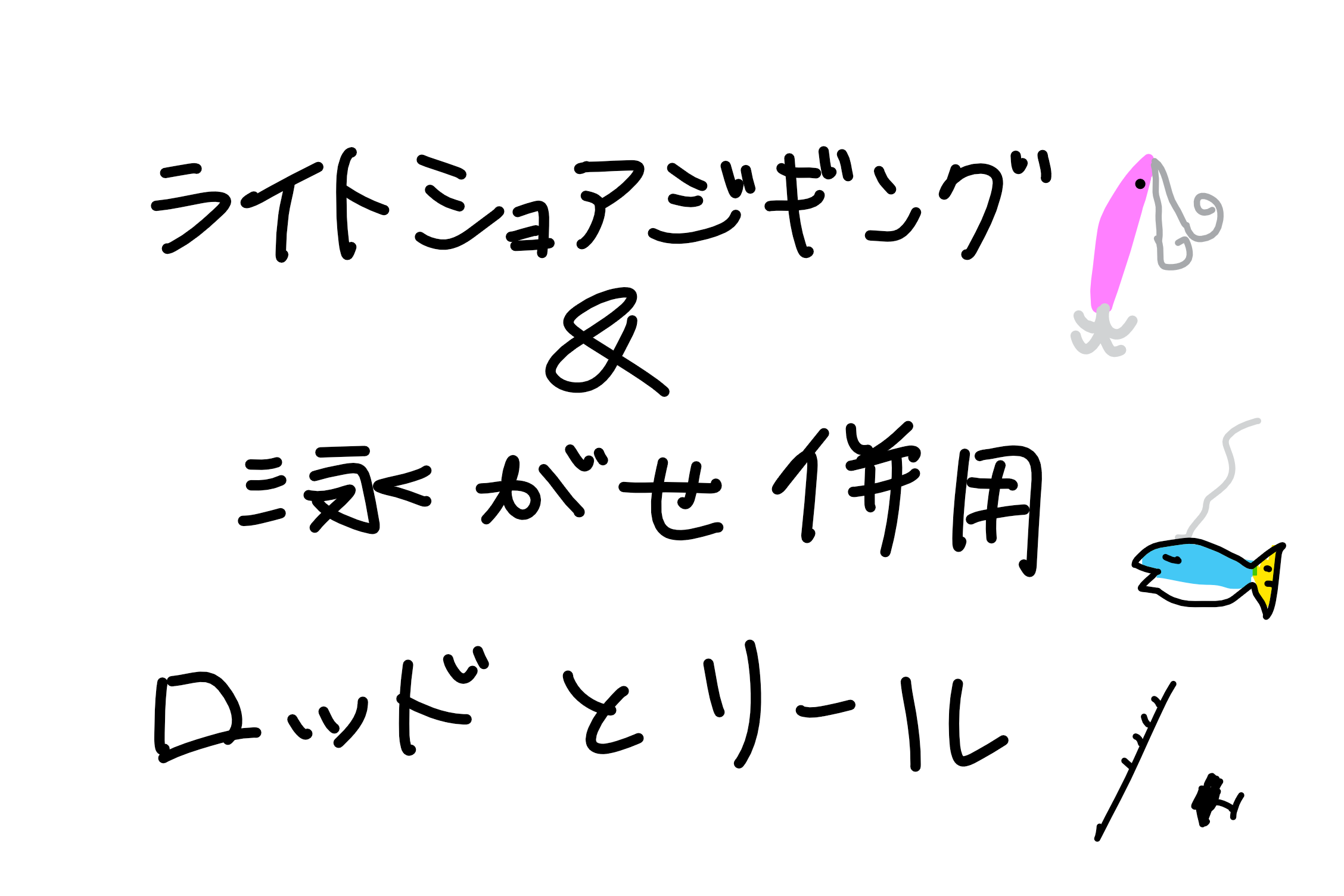 泳がせ釣りとライトショアジギング併用ロッド リールを購入